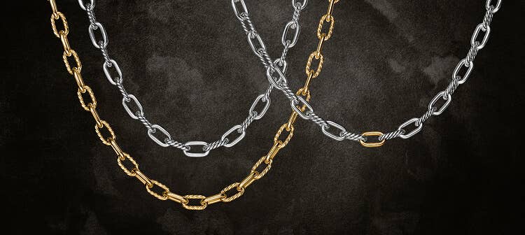 Two David Yurman Madison chains.