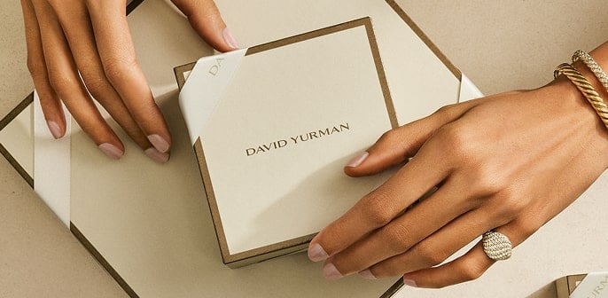 David Yurman's gift packaging.