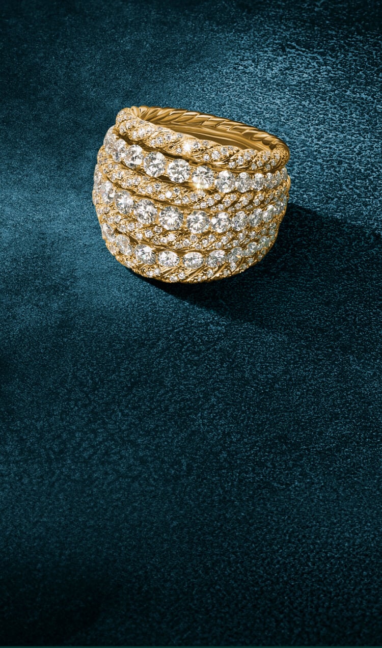 Three David Yurman Faceted chains.