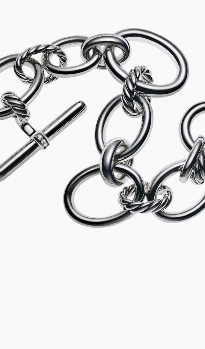 David Yurman's DY Mercer chains for women.