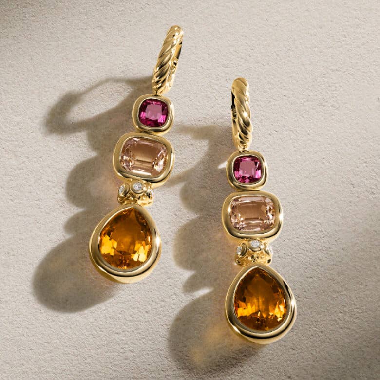 Une vari&eacute;t&eacute; de boucles d&rsquo;oreilles David Yurman