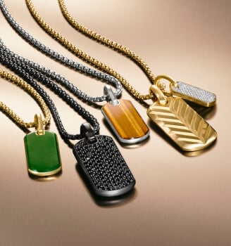 Three David Yurman bracelets for men