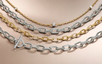 Multiple David Yurman Madison® chains.