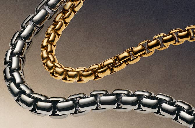 David Yurman Box Chains.