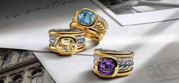 David Yurman Mercer rings.