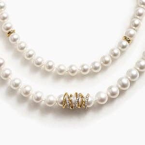 Two David Yurman Pearl Strand Necklaces.