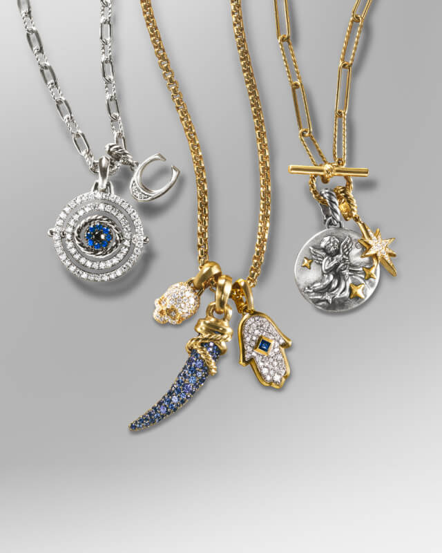 David Yurman charms and amulets for women.