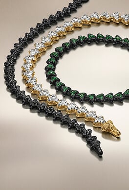 Three David Yurman luxe chains.