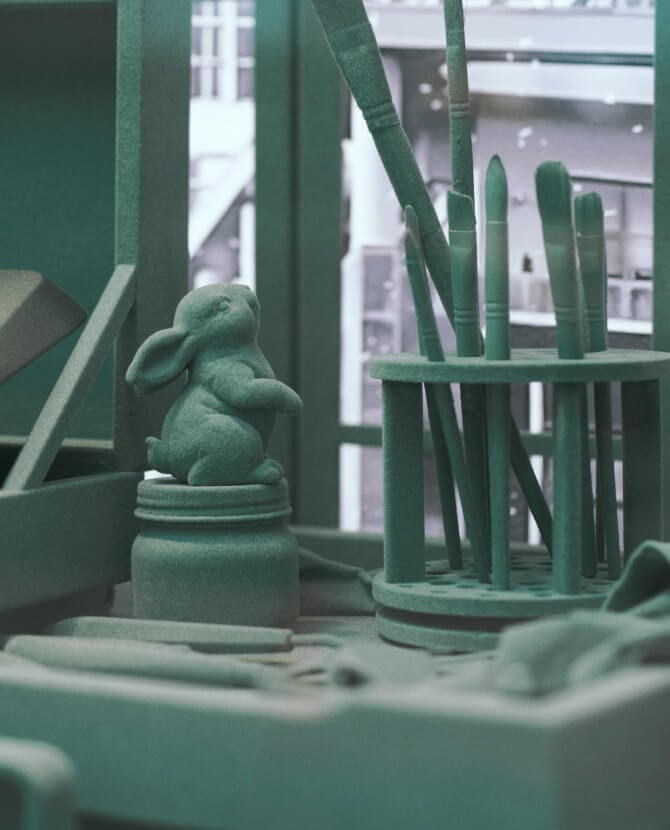 Close up of the David Yurman 57th Street holiday store display.