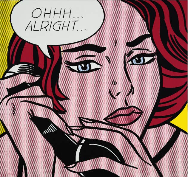 ohhh...Alright... art by Roy Lichenstein