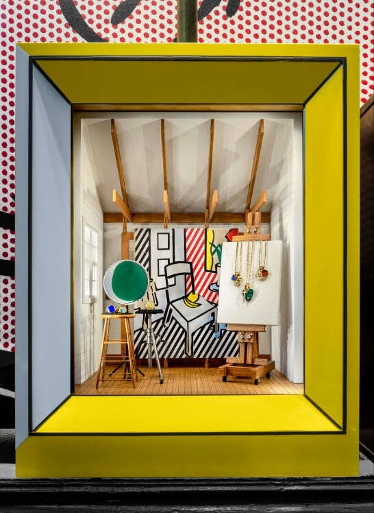 Hologram Interior (Model), 1996, Roy Lichtenstein
