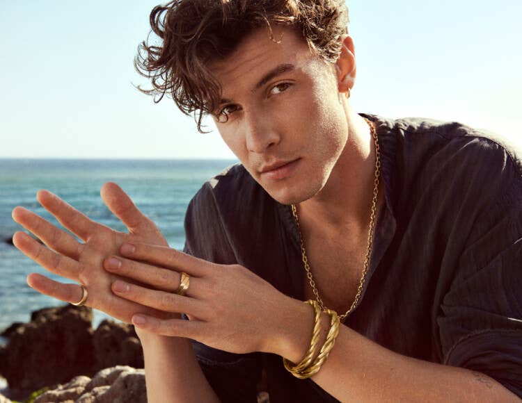 Shop David Yurman's Helios collection worn by Shawn Mendes.