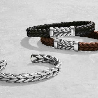 Shop David Yurman bracelets for men.