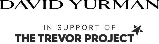 An image of David Yurman and The Trevor Project logos.