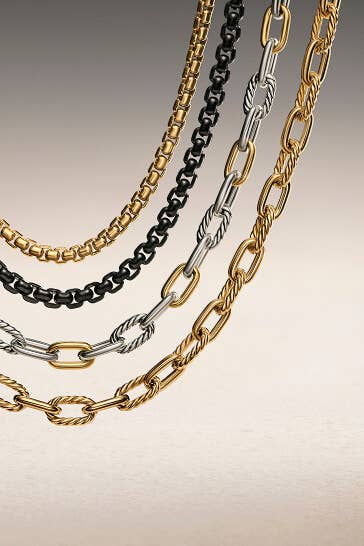 David Yurman necklaces for men.