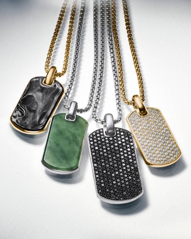 Shop David Yurman Tags for men.