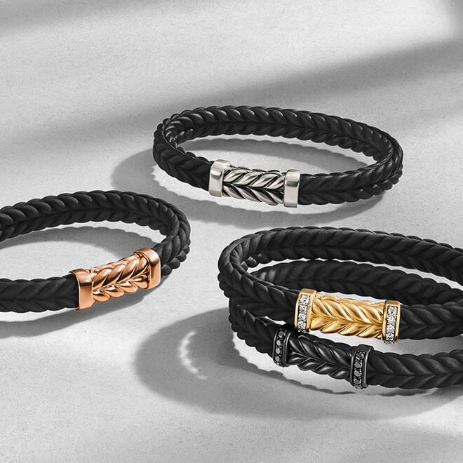 David Yurman rings for men.