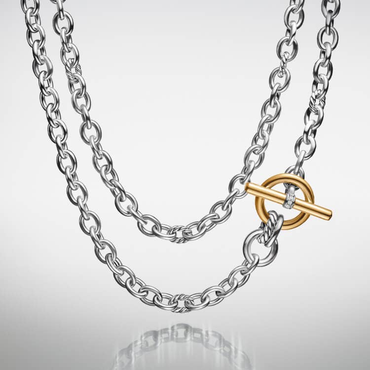 David Yurman DY Mercer chains.