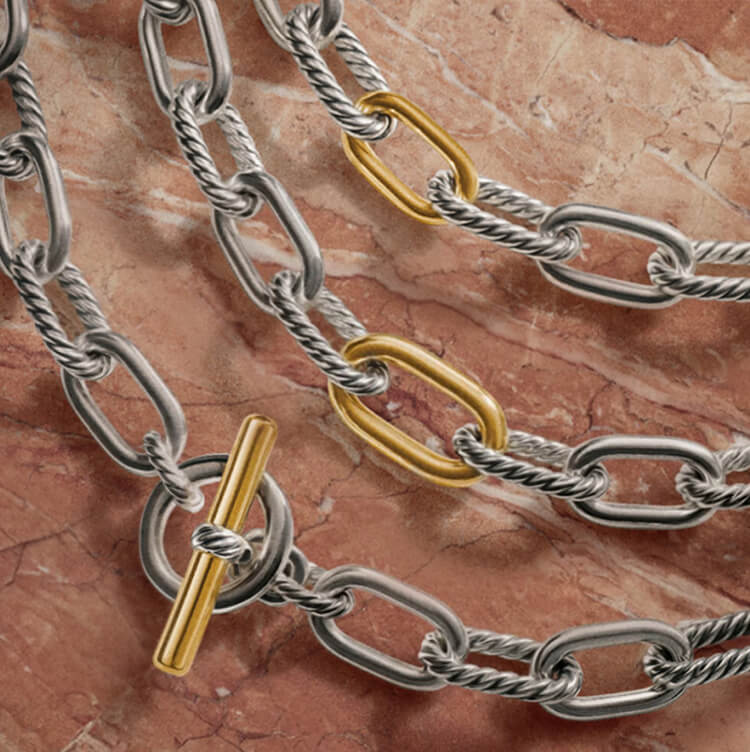David Yurman Madison collection jewelry.