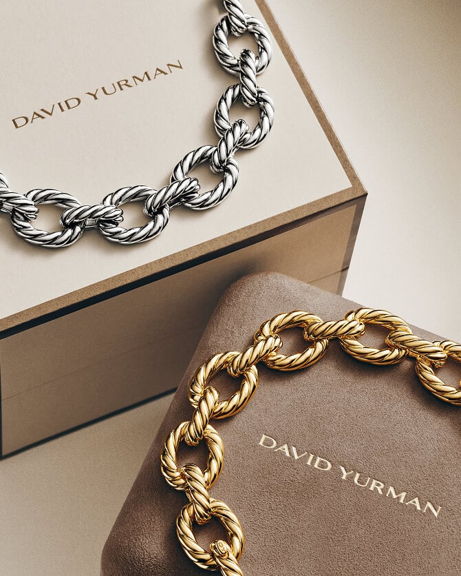 Two David Yurman chains.