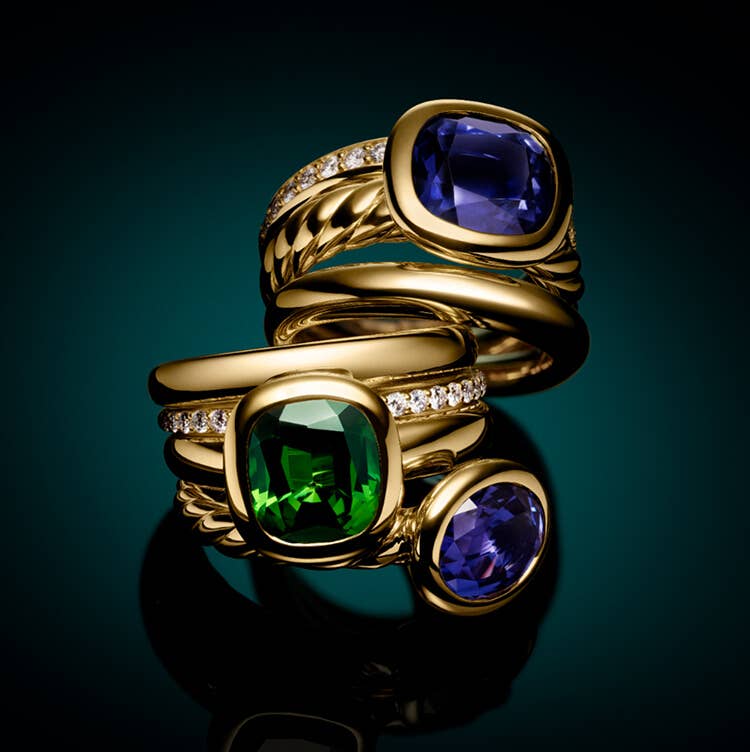 Collection de bagues Mercer de David&nbsp;Yurman.