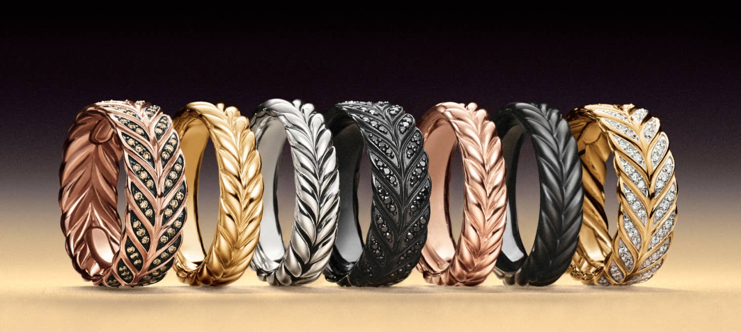 Chevron Collection Men s Chevron Jewelry David Yurman