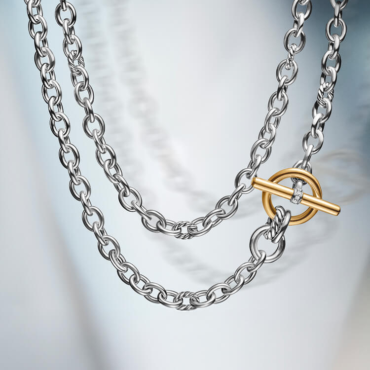 A David Yurman Mercer chain.