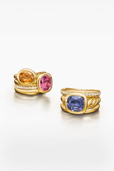 David Yurman rings for women.