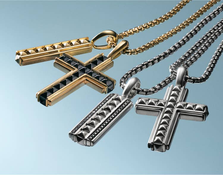 Shop David Yurman's Pyramid collection for men.