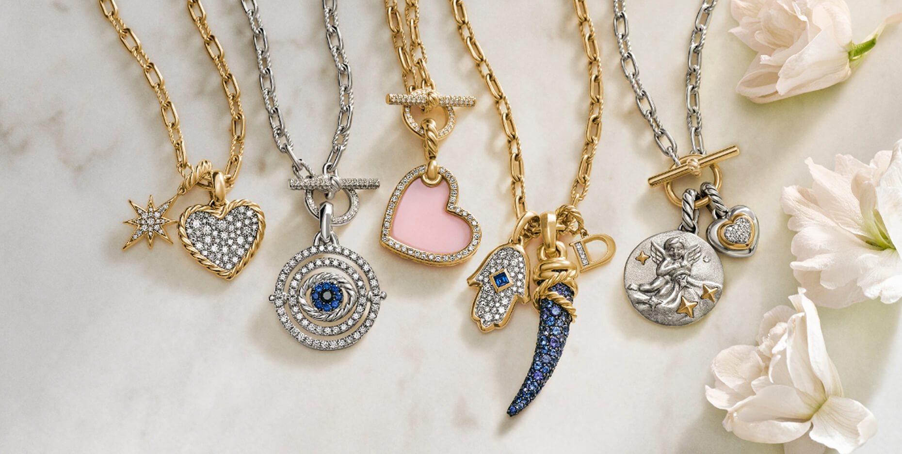 David Yurman symbolic Valentine's Day jewelry.