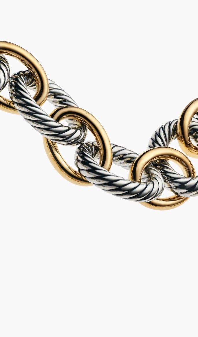 David Yurman's oval link chains for women.