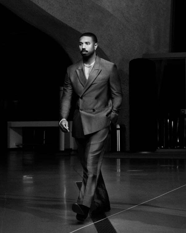 Michael B. Jordan featured in David Yurman's Chevron campaign.