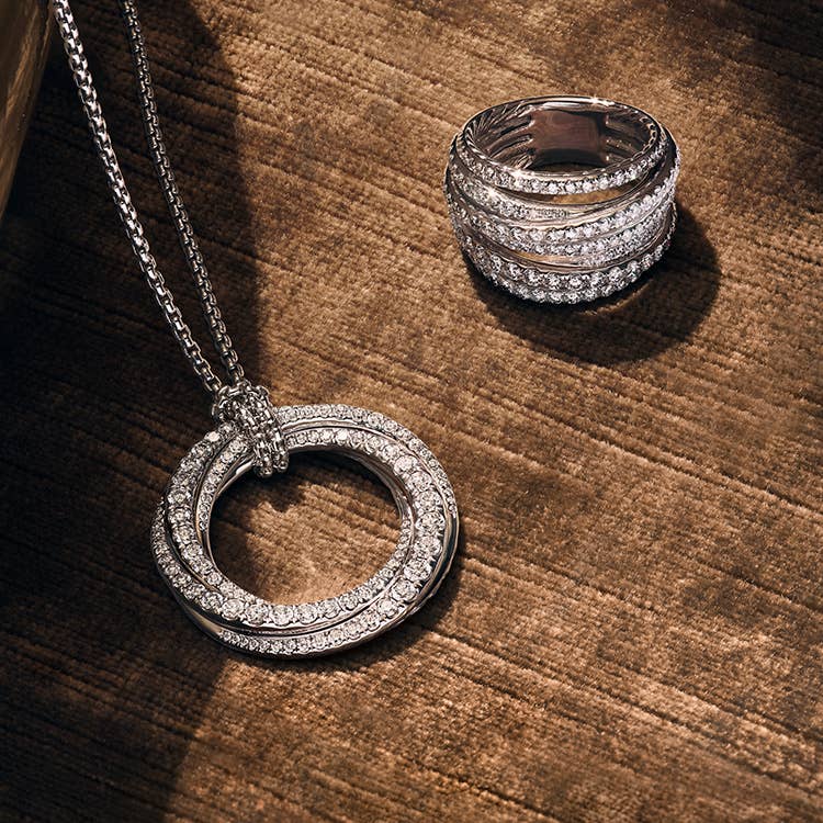 White Gold Jewelry | Women's | DAVID 