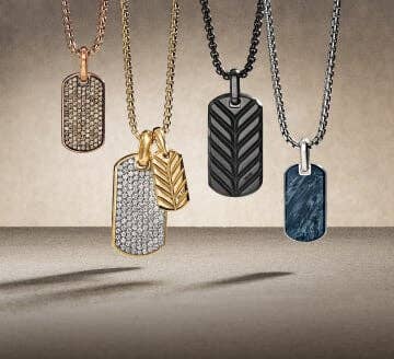 David Yurman Chevron tags.