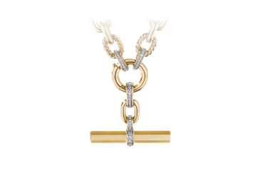 Shop lexinton chain necklace in 18K yellow gold.