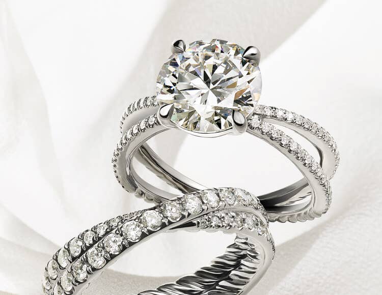 Explore David Yurmans wedding jewelry.