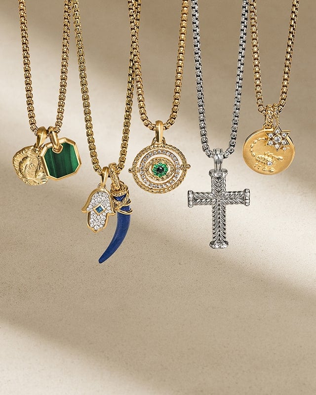 David Yurman religious jewelry.