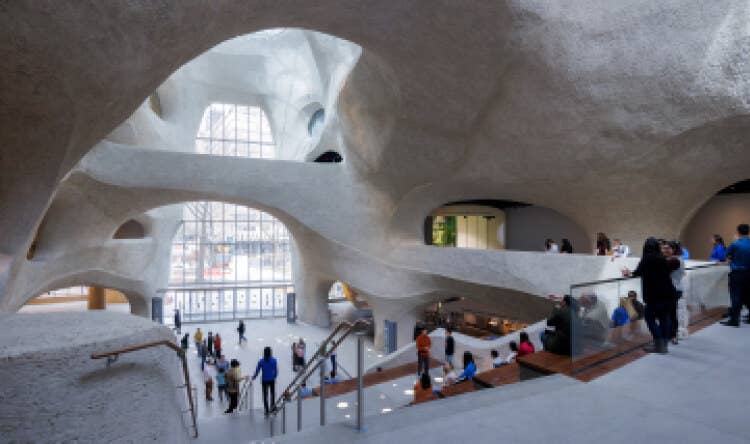 An image of inside the atrium.