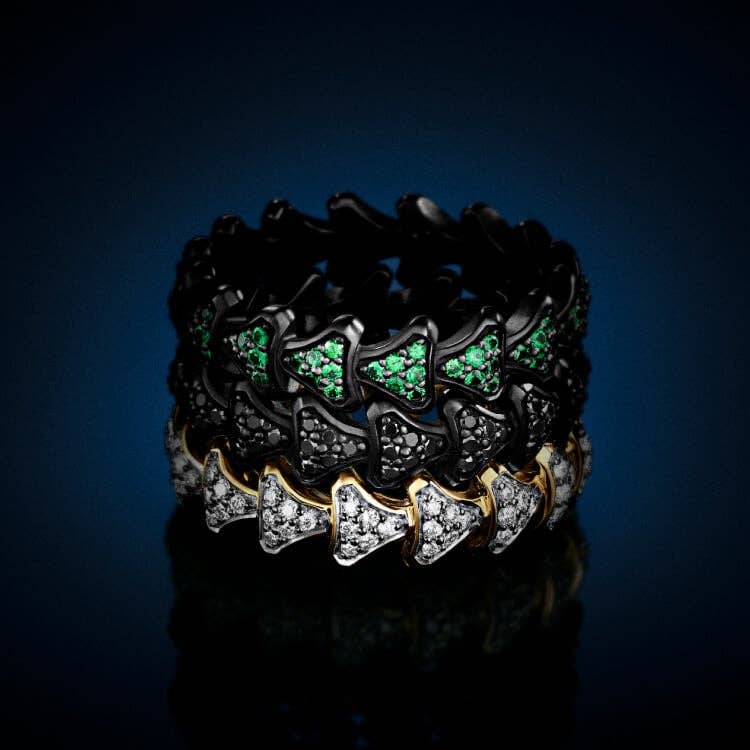 David Yurman Armory collection rings.