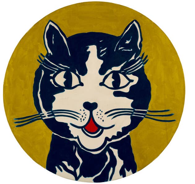 Laughing Cat art by Roy Lichenstein