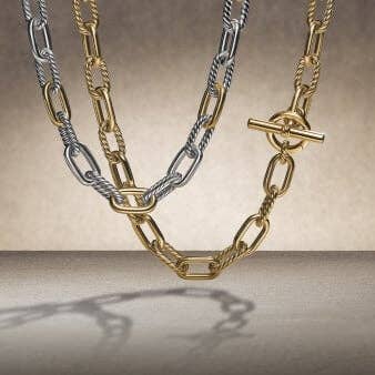 David Yurman DY Madison necklaces.