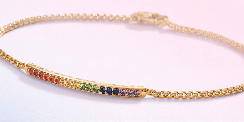 A David Yurman bracelet in support of the Trevor Project.