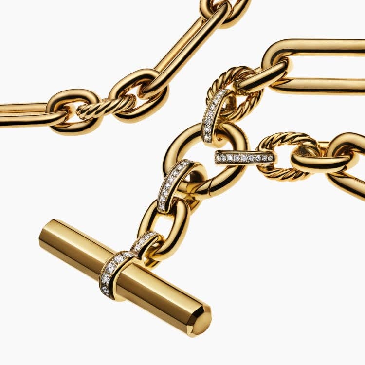 A David Yurman Lexington chain in Gold