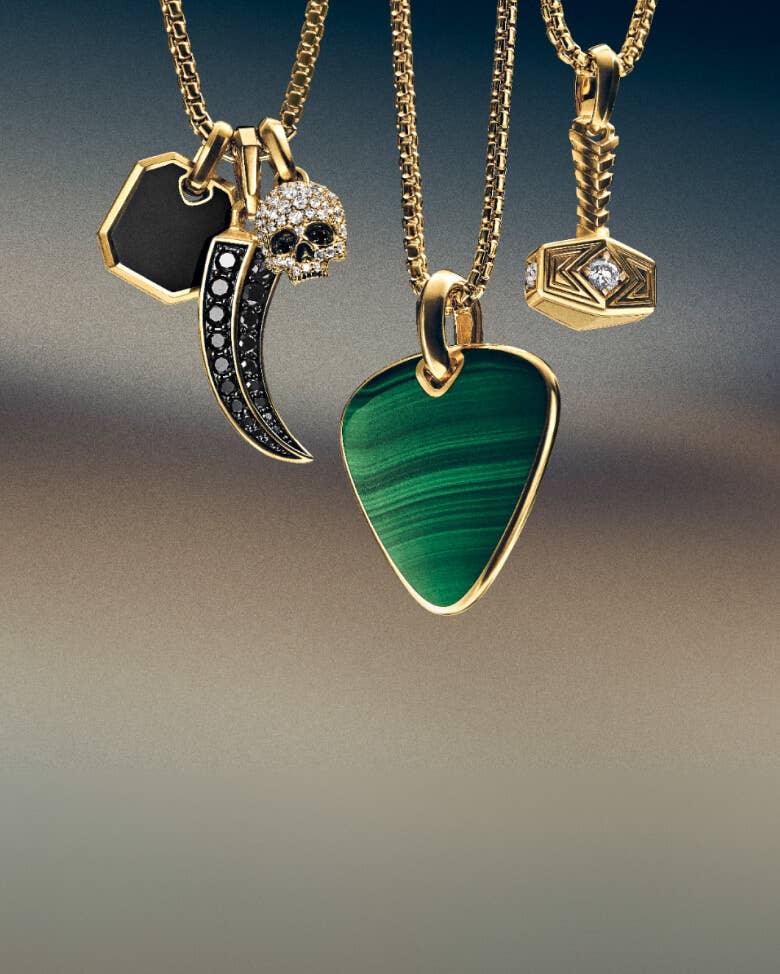 David Yurman Amulets and Chains.