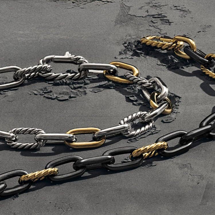 David Yurman Madison chains for men.