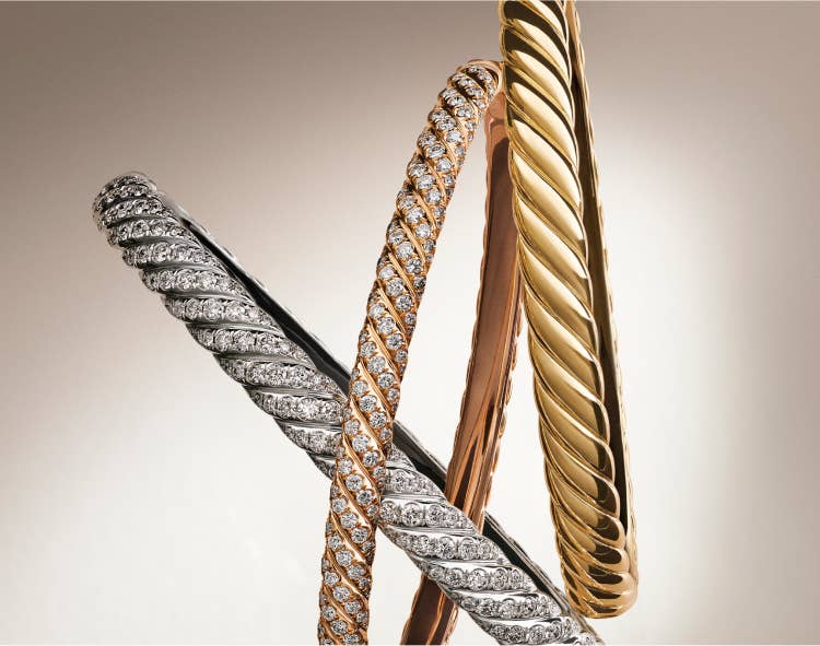 Shop David Yurman's Sculpted Cable collection for women.