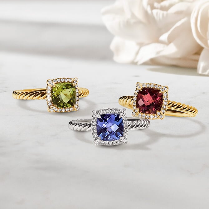 David Yurman Chatelaine rings. 