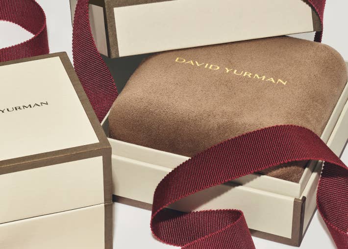 Explore David Yurman's holiday gift packaging
