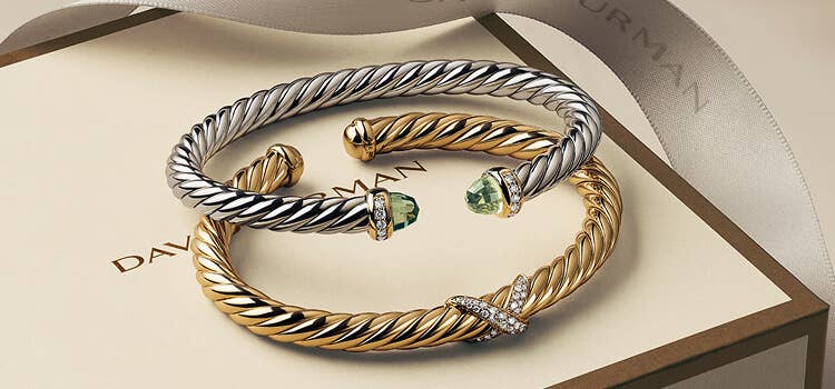 A David Yurman heart amulet.