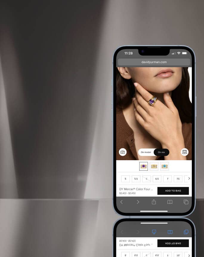 David Yurman virtual try on.